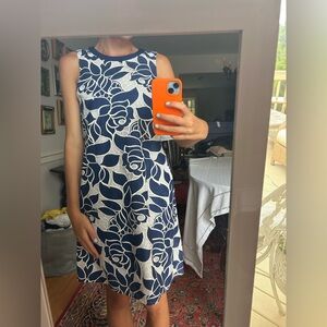 Emmelee for F.C. Blue and White Floral Mini Dress